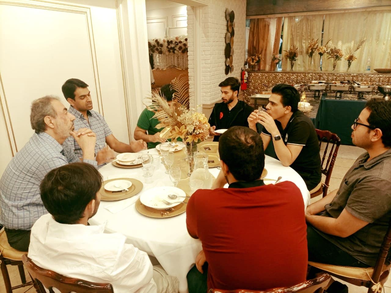Sunny Ali with community members