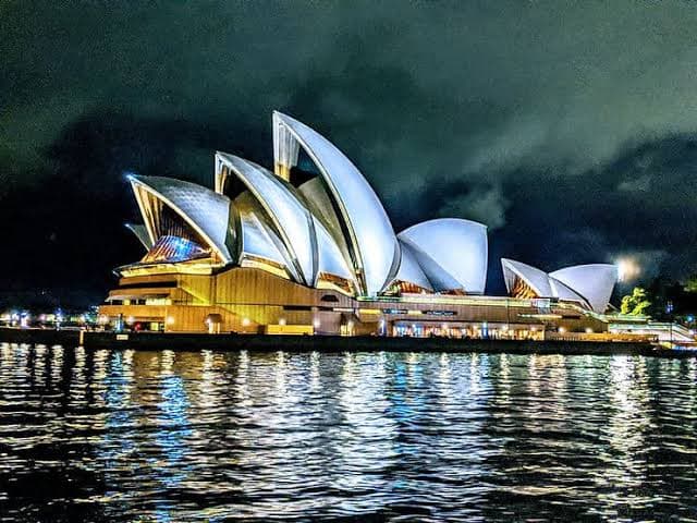 Sydney Opera House and Harbour Bridge in Sydney, Australia